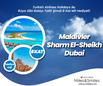 Rüya Gibi Balayı Tatili Şimdi 8 Kat Mil Hediyeli!